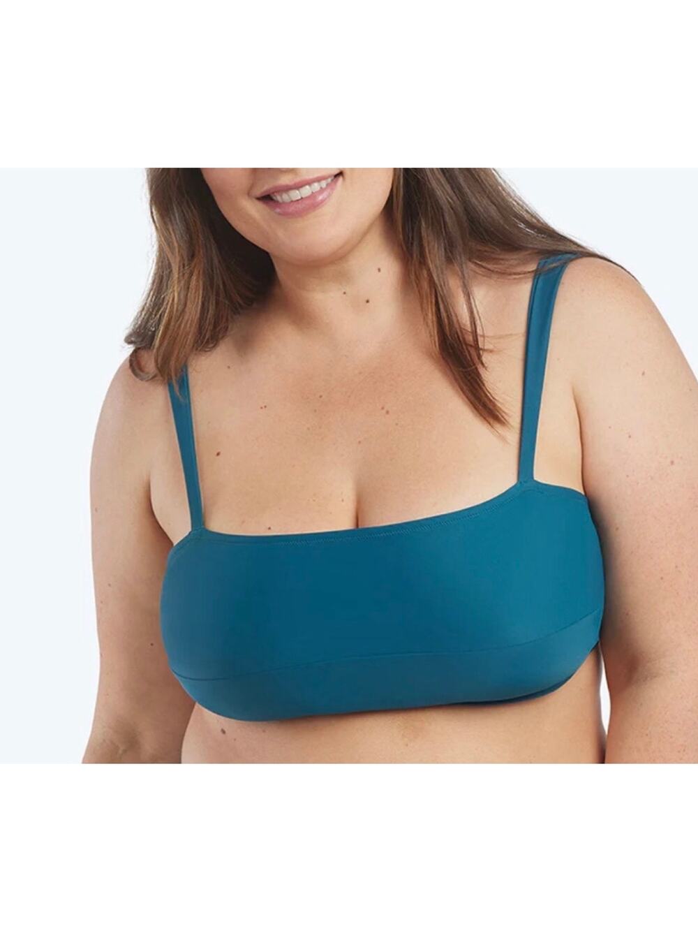 Summersalt The Wide Strap Oasis Bikini Top Seaweed Size 6